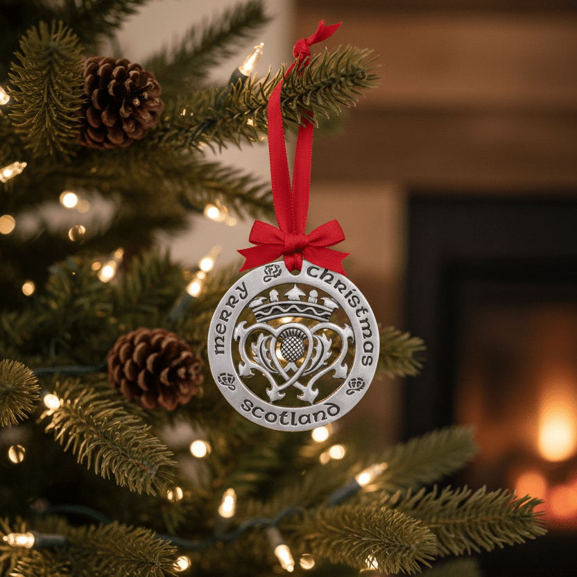 Scottish Christmas Ornament Set - Made in Scotland Gifts La Vie Bien Scottish Christmas Ornament Set - Made in Scotland