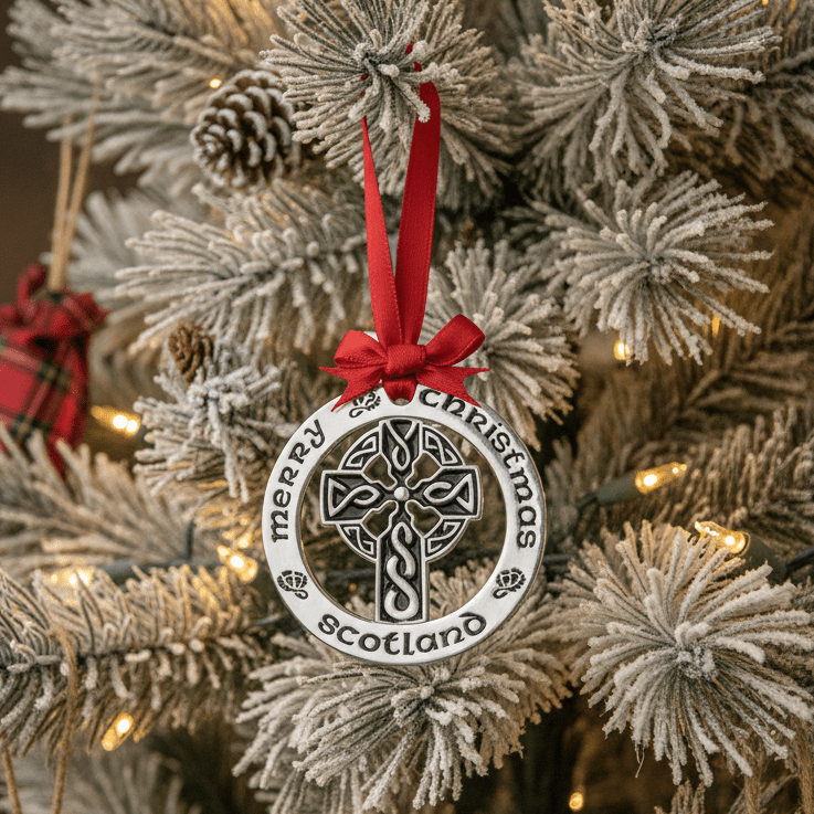Scottish Christmas Ornament Set - Made in Scotland Gifts La Vie Bien Scottish Christmas Ornament Set - Made in Scotland