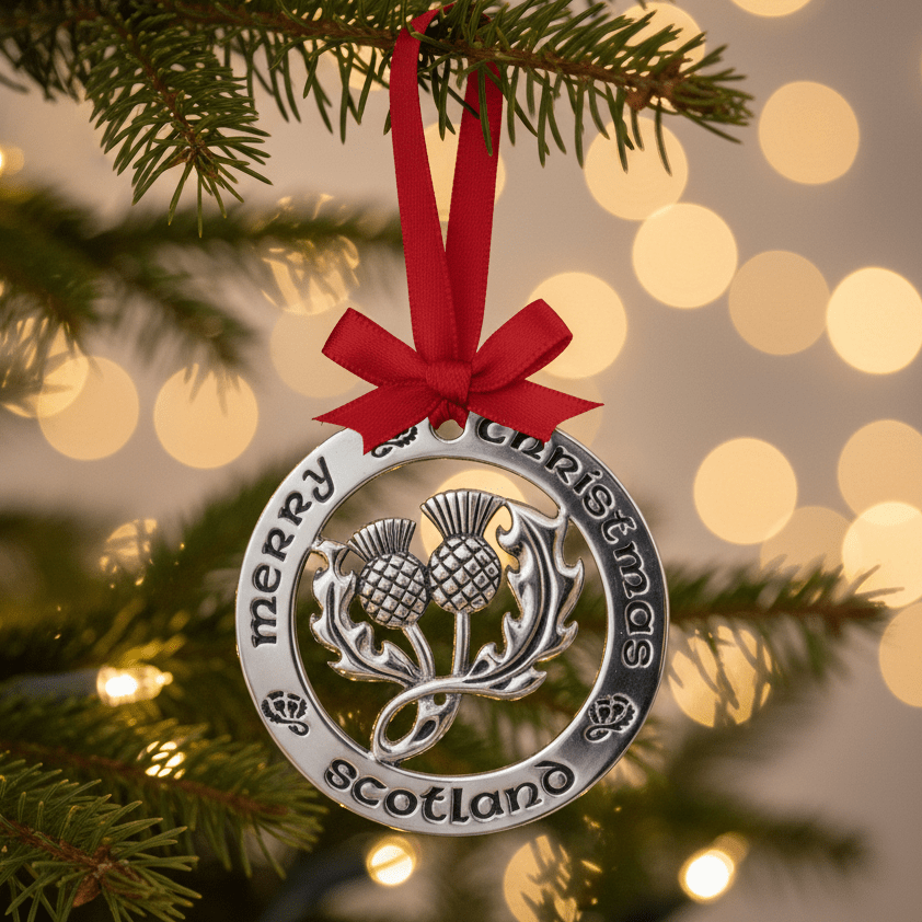 Scottish Christmas Ornament Set - Made in Scotland Gifts La Vie Bien Scottish Christmas Ornament Set - Made in Scotland