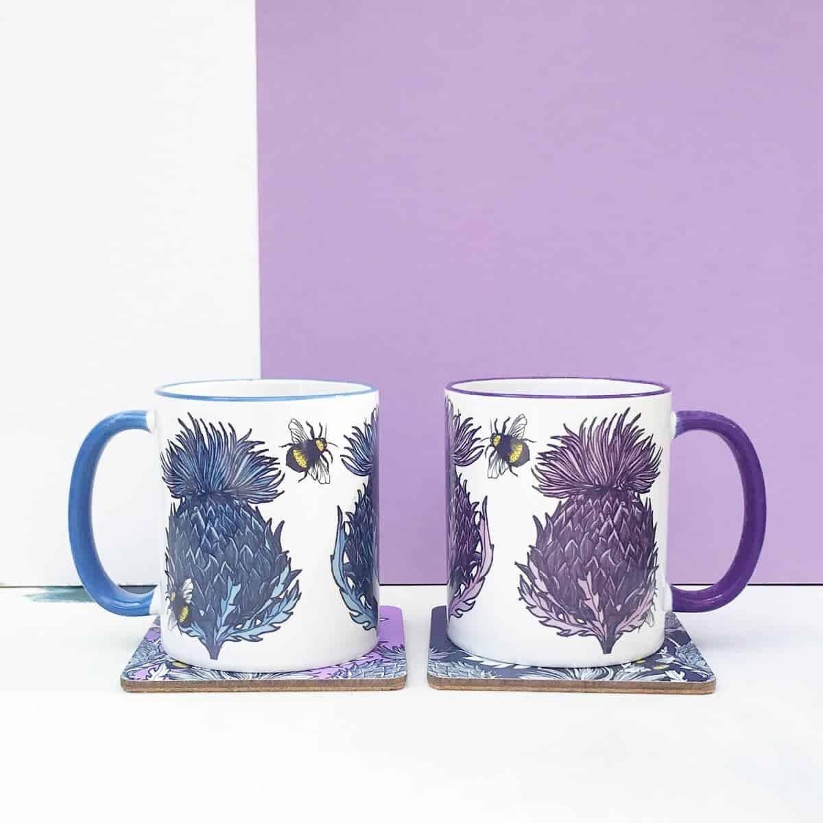 Scottish Glen Thistle Mug Gifts La Vie Bien Scottish Glen Thistle Mug