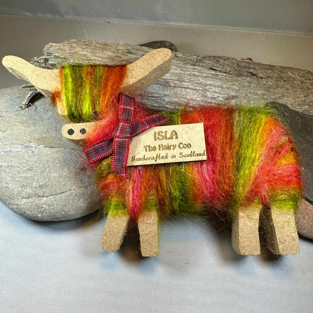 Scottish Highland Cow Figurine Gifts La Vie Bien Scottish Highland Cow Figurine