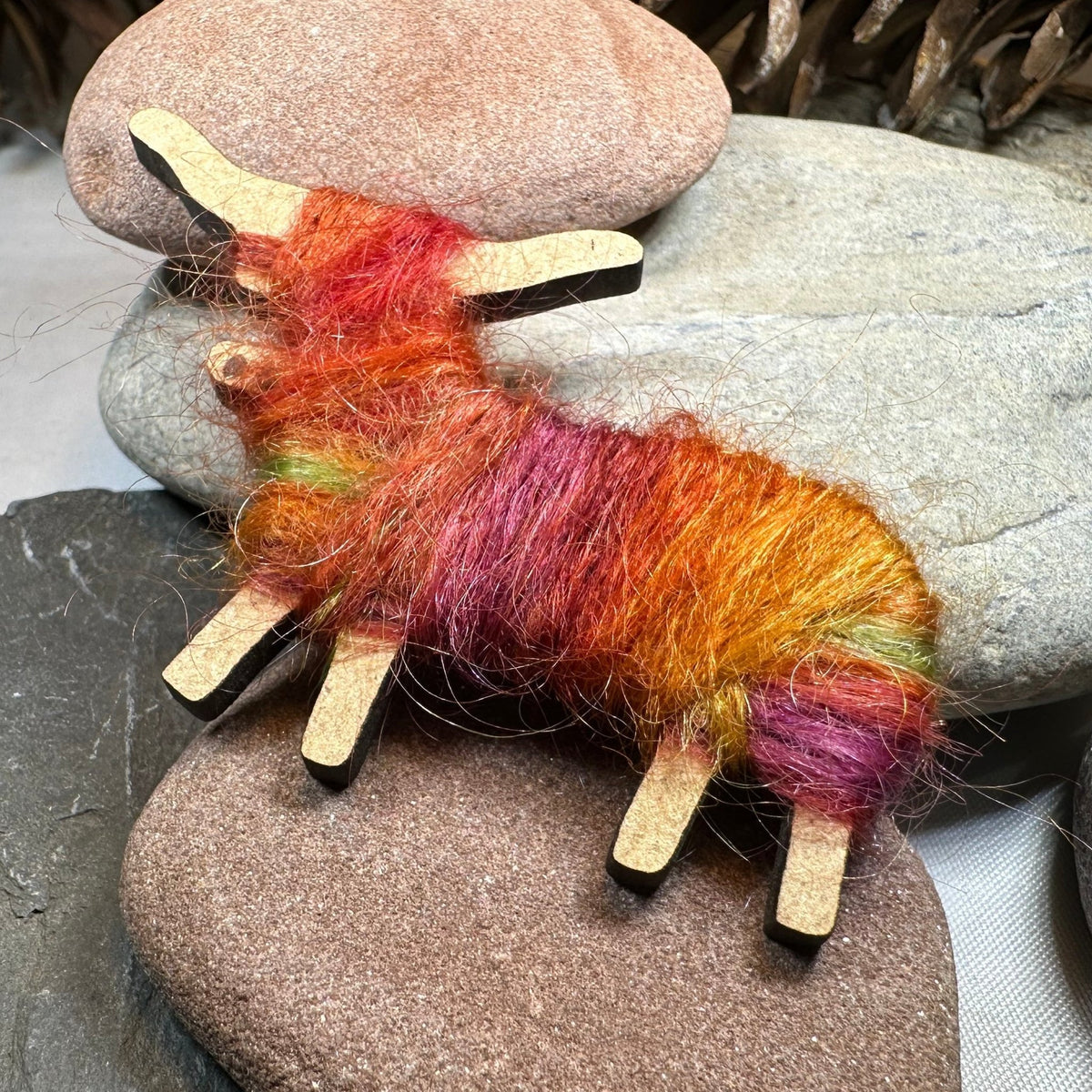 Scottish Highland Cow Scatter Pin - Handmade in Scotland Brooch La Vie Bien Scottish Highland Cow Scatter Pin - Handmade in Scotland
