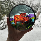 Scottish Highland Cow Suncatcher Gifts La Vie Bien Scottish Highland Cow Suncatcher