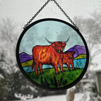 Scottish Highland Cow Suncatcher Gifts La Vie Bien Scottish Highland Cow Suncatcher