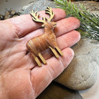 Scottish Highland Stag Scatter Pin - Handmade in Scotland Brooch La Vie Bien Scottish Highland Stag Scatter Pin - Handmade in Scotland