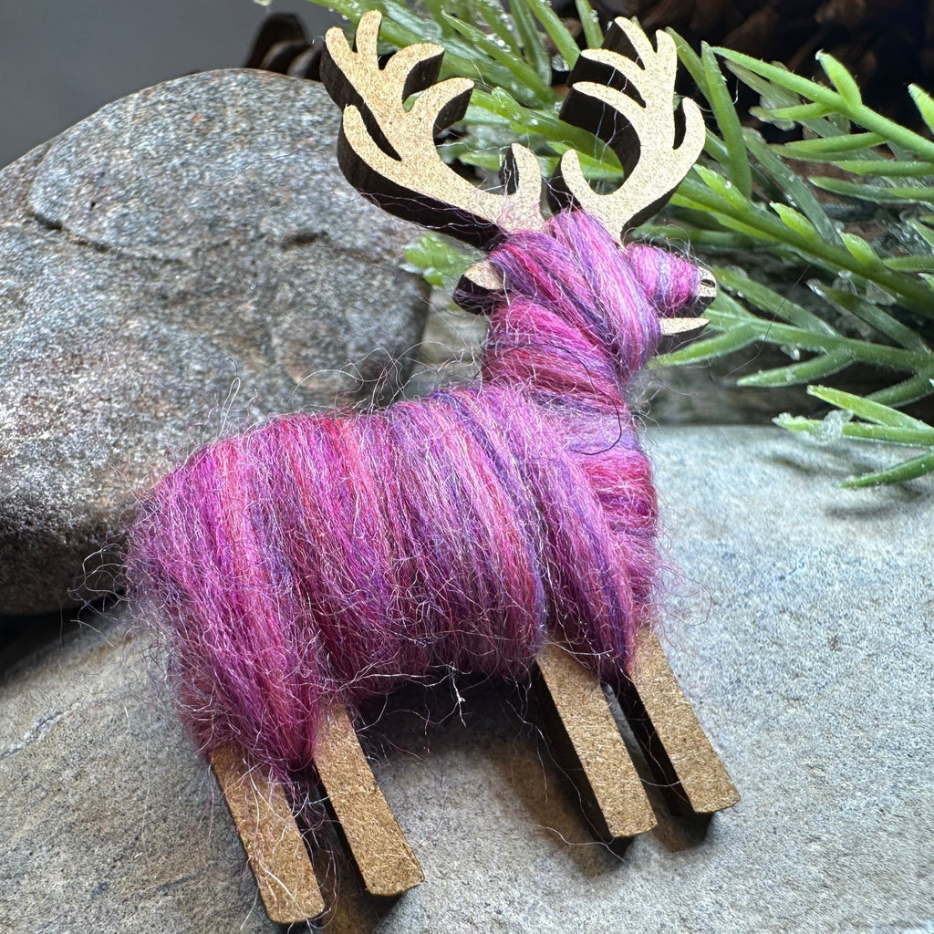 Scottish Highland Stag Scatter Pin - Handmade in Scotland Brooch La Vie Bien Scottish Highland Stag Scatter Pin - Handmade in Scotland