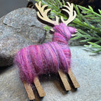 Scottish Highland Stag Scatter Pin - Handmade in Scotland Brooch La Vie Bien Scottish Highland Stag Scatter Pin - Handmade in Scotland