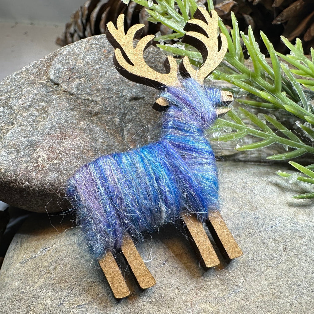 Scottish Highland Stag Scatter Pin - Handmade in Scotland Brooch La Vie Bien Scottish Highland Stag Scatter Pin - Handmade in Scotland