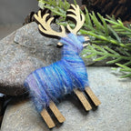 Scottish Highland Stag Scatter Pin - Handmade in Scotland Brooch La Vie Bien Scottish Highland Stag Scatter Pin - Handmade in Scotland