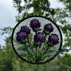 Scottish Highland Thistles Suncatcher Gifts La Vie Bien Scottish Highland Thistles Suncatcher