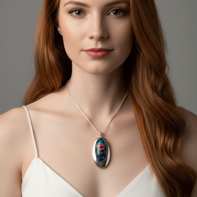 Scottish Highlands Heathergems Necklace - Handmade in Scotland Pendant La Vie Bien Scottish Highlands Heathergems Necklace - Handmade in Scotland