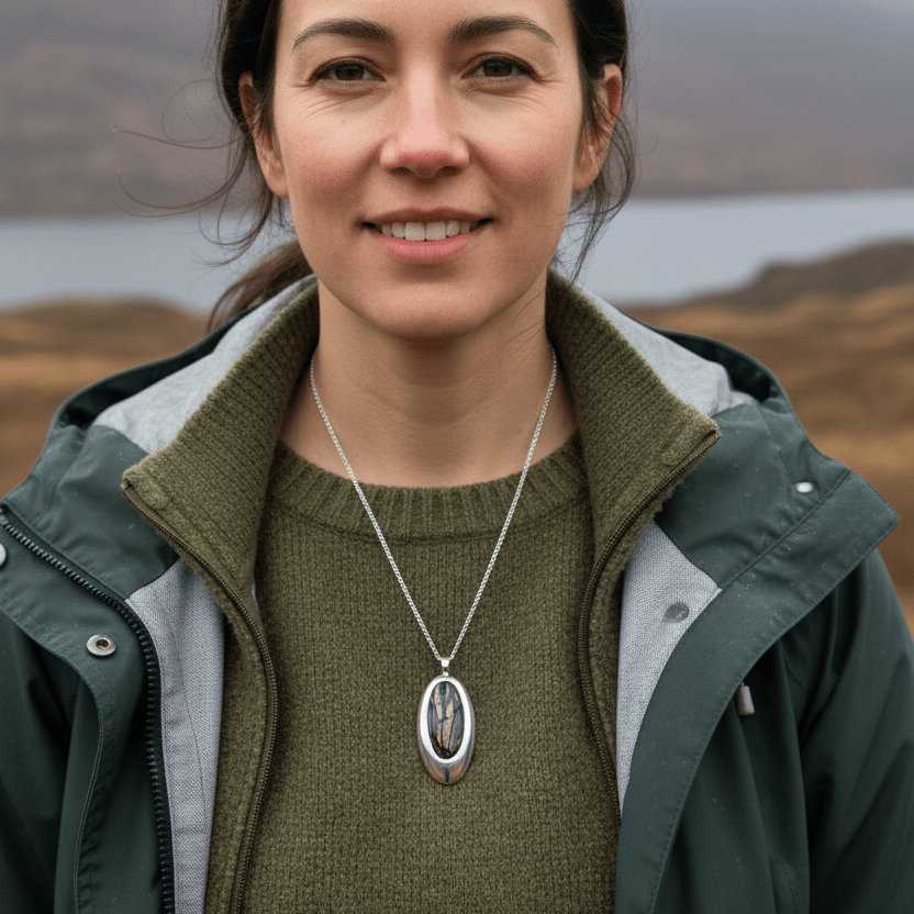 Scottish Highlands Heathergems Necklace - Handmade in Scotland Pendant La Vie Bien Scottish Highlands Heathergems Necklace - Handmade in Scotland