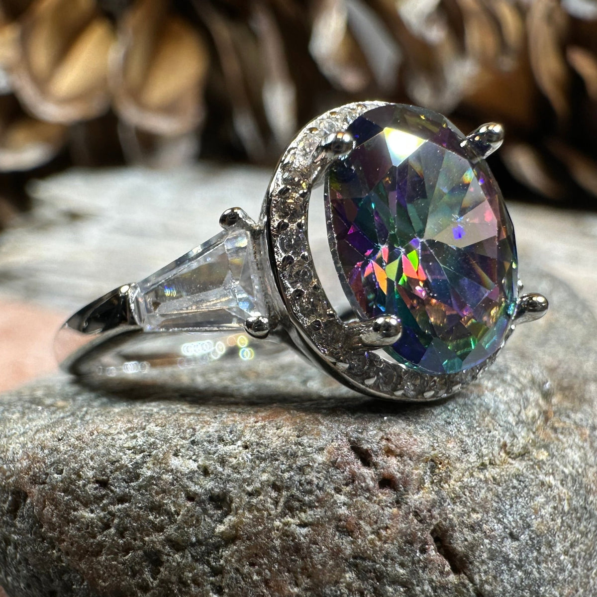 Scottish Lady Celtic Ring in Sterling Silver Ring La Vie Bien Scottish Lady Celtic Ring in Sterling Silver