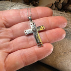 Scottish Mackintosh Cross Necklace Pendant La Vie Bien Scottish Mackintosh Cross Necklace