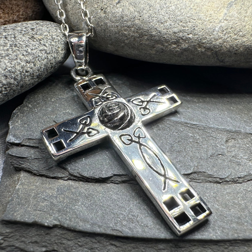 Scottish Mackintosh Cross Necklace Pendant La Vie Bien Scottish Mackintosh Cross Necklace