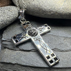 Scottish Mackintosh Cross Necklace Pendant La Vie Bien Scottish Mackintosh Cross Necklace