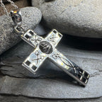 Scottish Mackintosh Cross Necklace Pendant La Vie Bien Scottish Mackintosh Cross Necklace