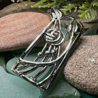 Scottish Mackintosh Roses Brooch in Sterling Silver Brooch La Vie Bien Scottish Mackintosh Roses Brooch in Sterling Silver