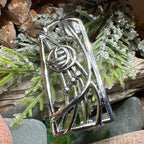 Scottish Mackintosh Roses Brooch in Sterling Silver Brooch La Vie Bien Scottish Mackintosh Roses Brooch in Sterling Silver
