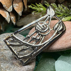 Scottish Mackintosh Roses Brooch in Sterling Silver Brooch La Vie Bien Scottish Mackintosh Roses Brooch in Sterling Silver