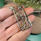 Scottish Mackintosh Roses Brooch in Sterling Silver Brooch La Vie Bien Scottish Mackintosh Roses Brooch in Sterling Silver