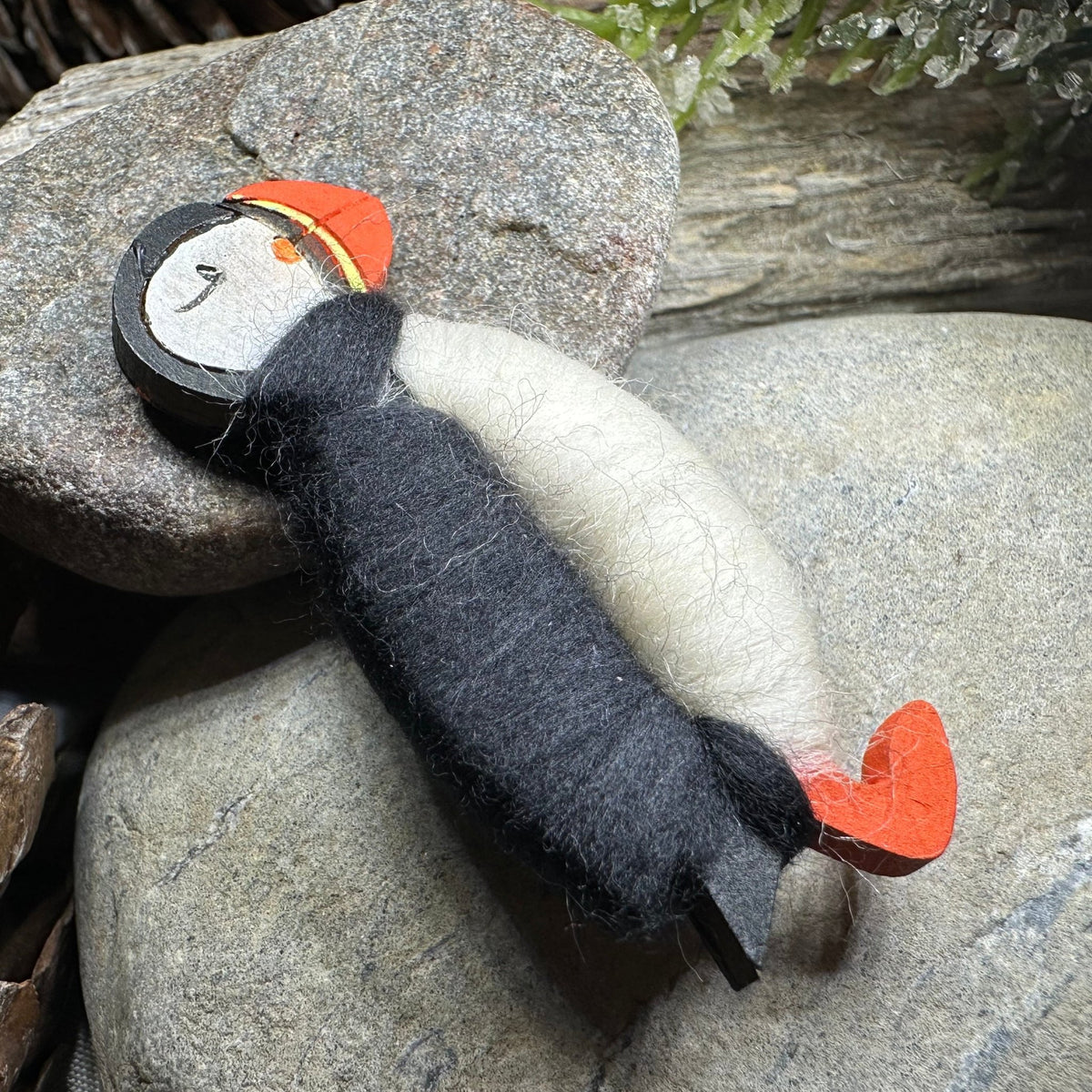 Scottish Puffin Scatter Pin - Handmade in Scotland Brooch La Vie Bien Scottish Puffin Scatter Pin - Handmade in Scotland