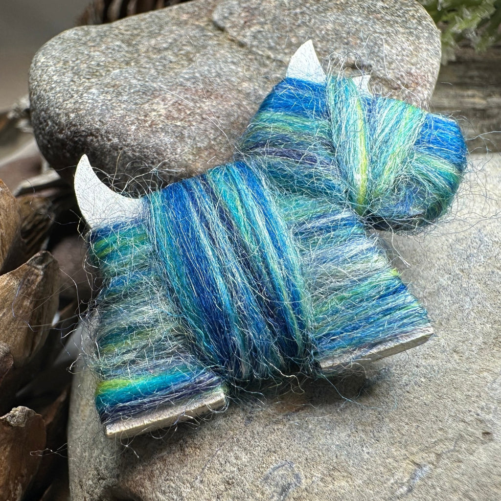 Scottish Scottie Dog Scatter Pin - Handmade in Scotland Brooch La Vie Bien Scottish Scottie Dog Scatter Pin - Handmade in Scotland