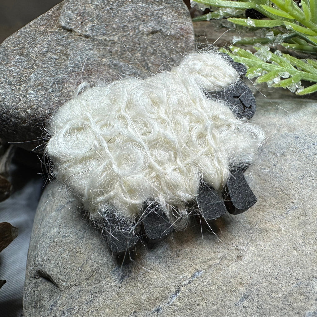 Scottish Sheep Scatter Pin - Handmade in Scotland Brooch La Vie Bien Scottish Sheep Scatter Pin - Handmade in Scotland