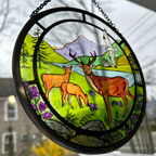 Scottish Stags Suncatcher Gifts La Vie Bien Scottish Stags Suncatcher