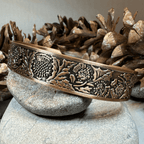 Scottish Thistle Copper Cuff Bracelet Bracelet La Vie Bien Scottish Thistle Copper Cuff Bracelet
