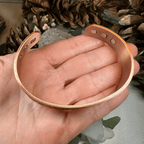 Scottish Thistle Copper Cuff Bracelet Bracelet La Vie Bien Scottish Thistle Copper Cuff Bracelet