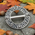 Scottish Thistle Scarf Ring Scarf Ring La Vie Bien Scottish Thistle Scarf Ring