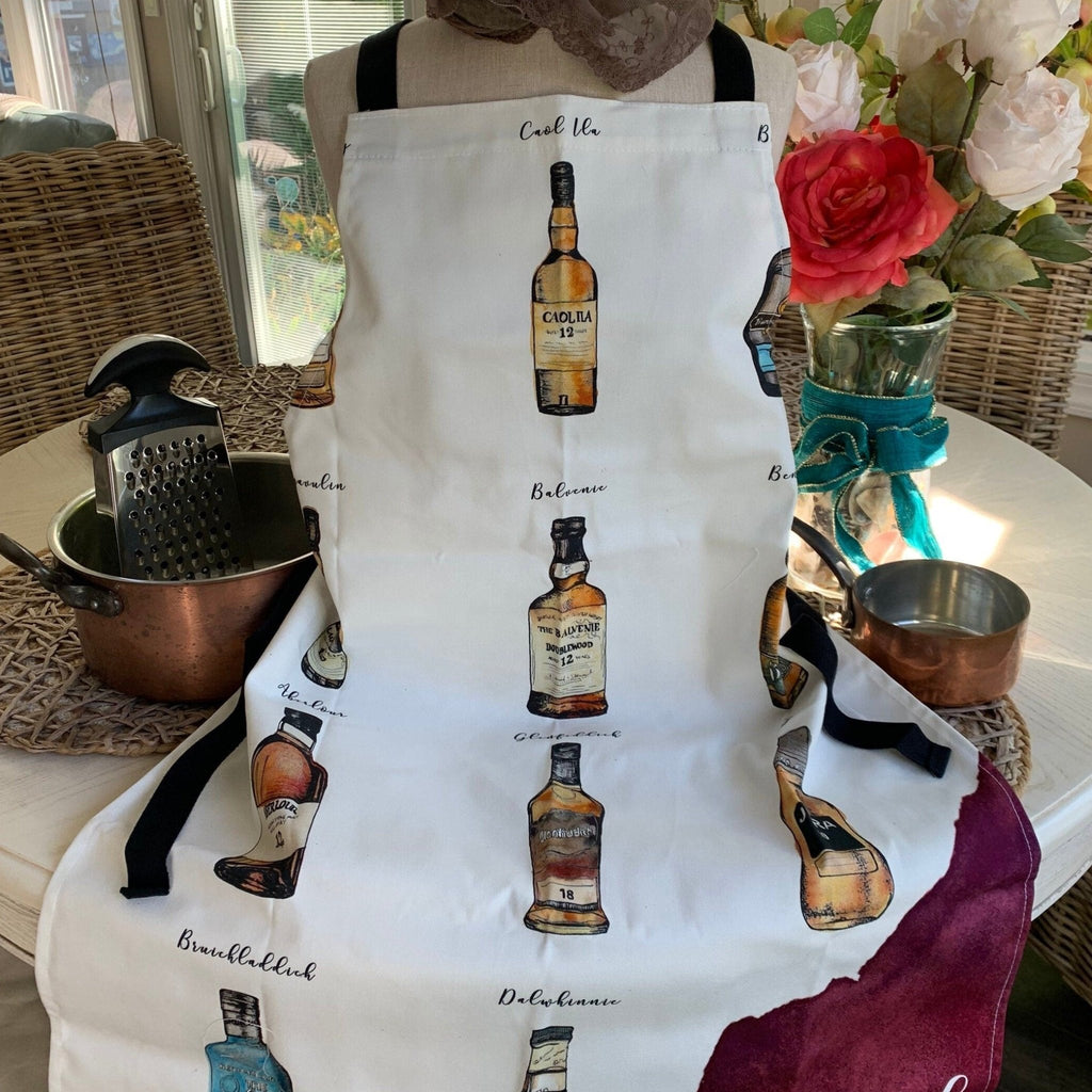 Scottish Whisky Lover Apron Gifts La Vie Bien Scottish Whisky Lover Apron