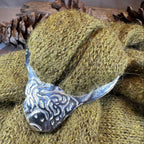 Scruffy Highland Cow Scarf Ring - Handmade in Scotland Scarf Ring La Vie Bien Scruffy Highland Cow Scarf Ring - Handmade in Scotland