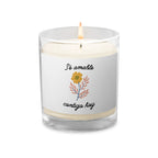 Sé amable contigo hoy Spanish Glass jar soy wax candle by La Vie Bien