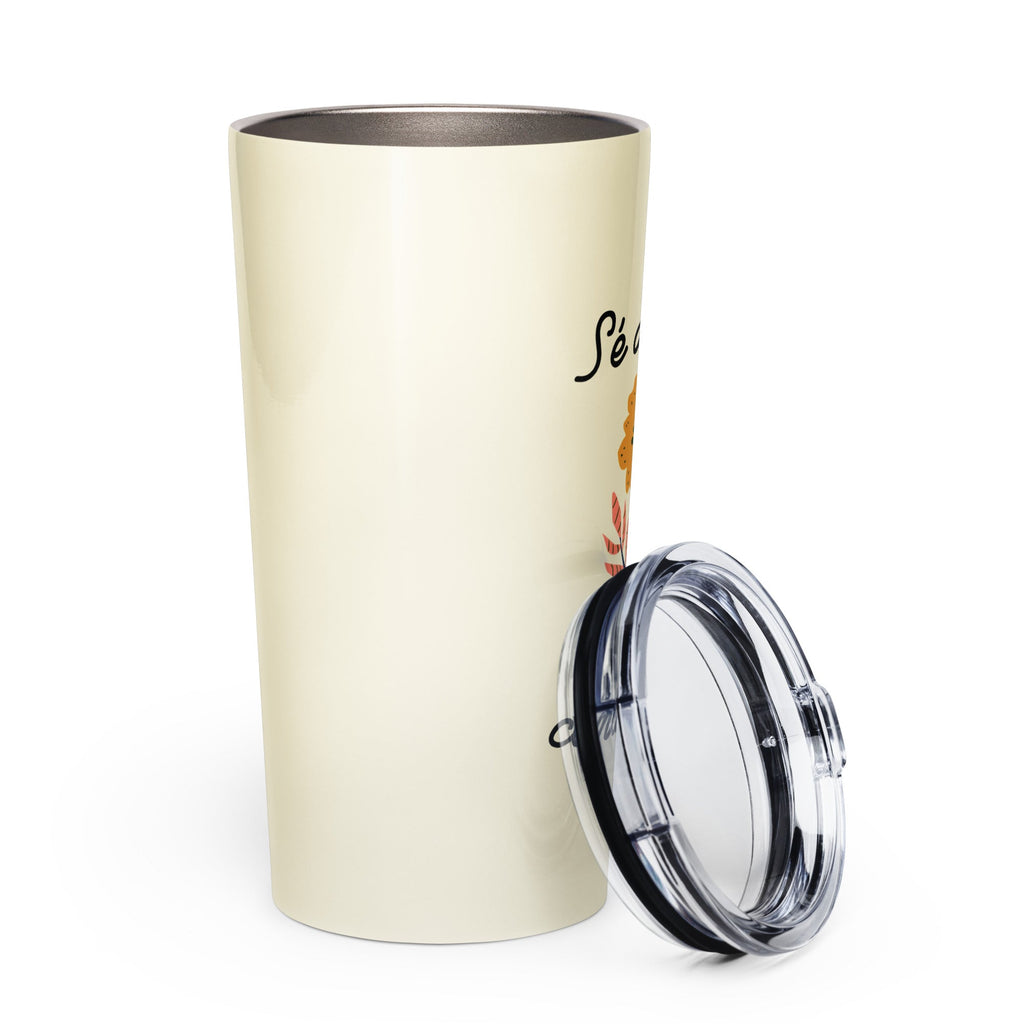 Sé amable contigo hoy Tapered stainless steel tumbler