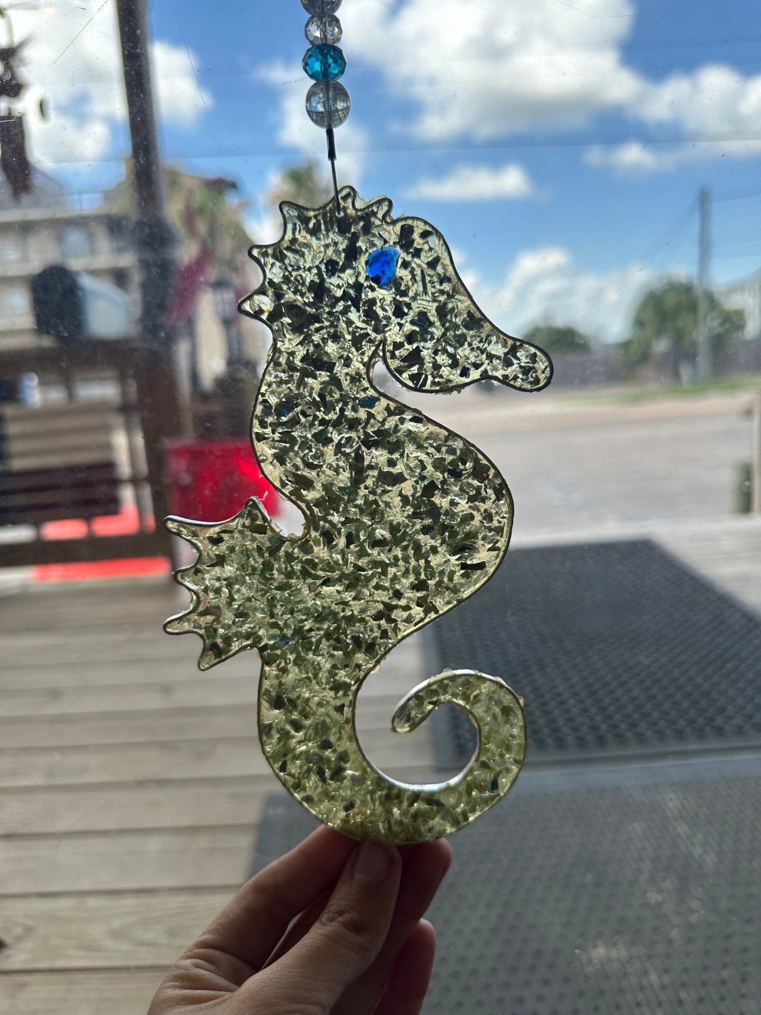 Sea Horse Resin Sun Catcher La Vie Bien Sea Horse Resin Sun Catcher
