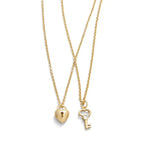 Sea La Vie Necklace 18" - Best Friends Heart & Key (2 - Piece Set) Necklace La Vie Bien Sea La Vie Necklace 18" - Best Friends Heart & Key (2 - Piece Set)