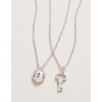 Sea La Vie Necklace 18" - Best Friends Heart & Key (2 - Piece Set) Necklace La Vie Bien Sea La Vie Necklace 18" - Best Friends Heart & Key (2 - Piece Set)
