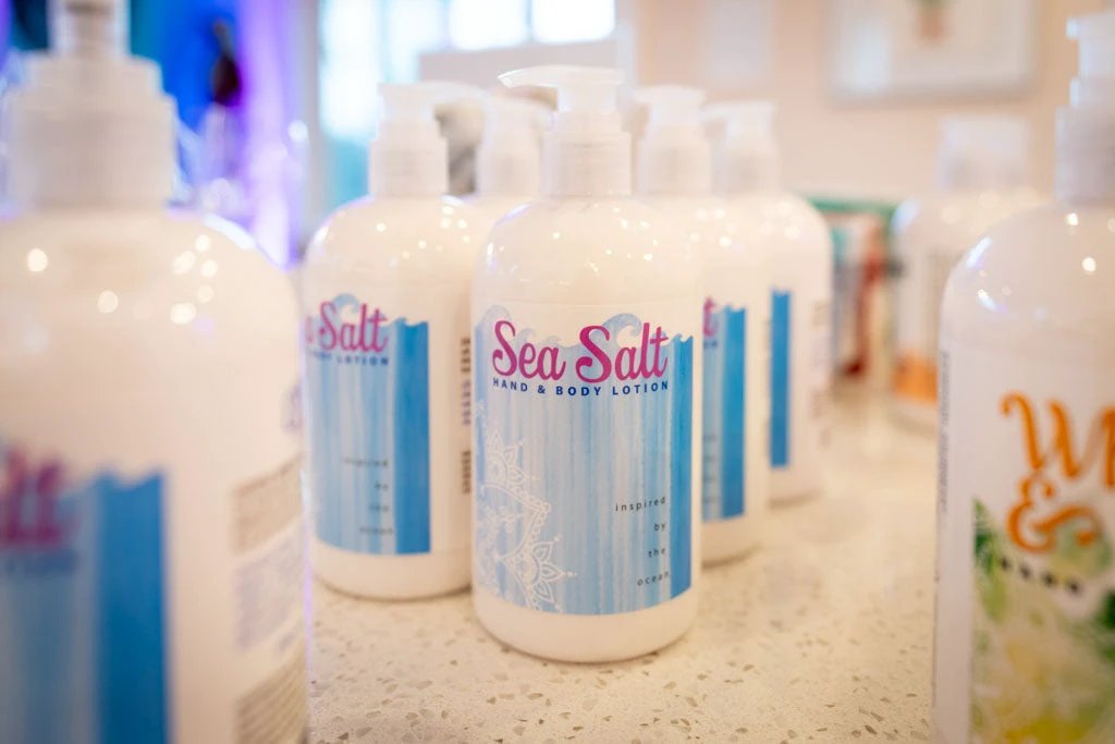 SEA SALT HAND & BODY LOTION 16 oz or 2 oz by Essential Journeys