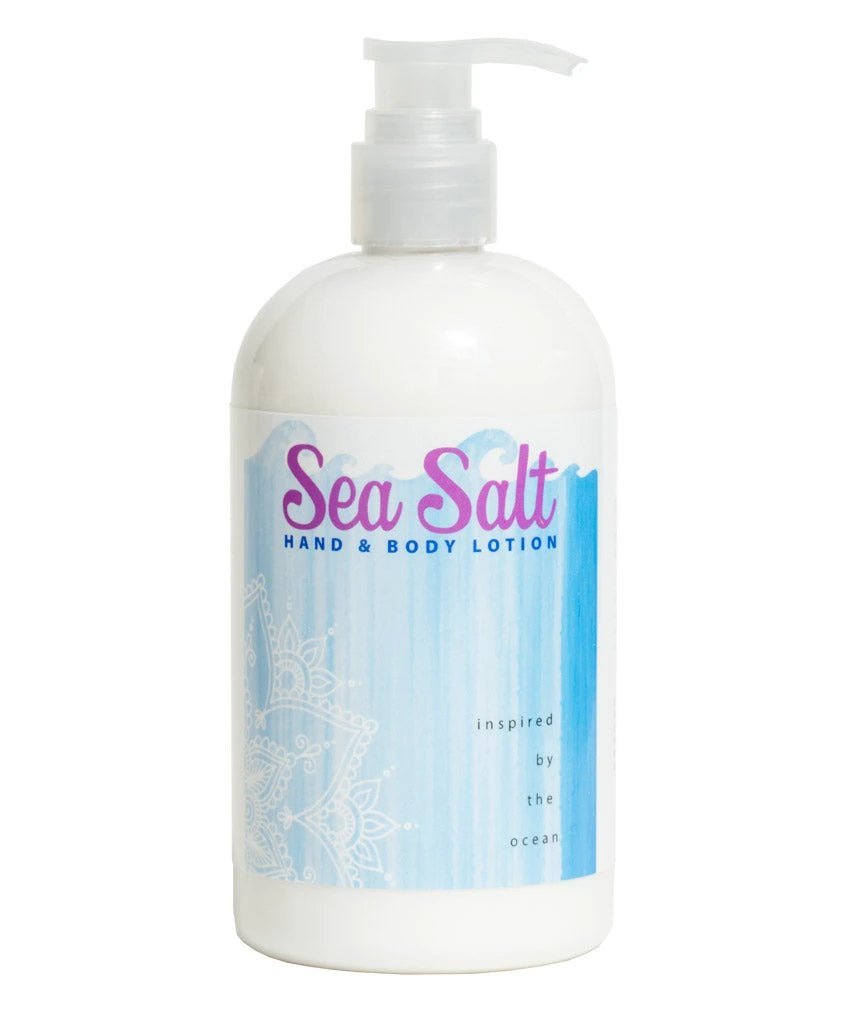 SEA SALT HAND & BODY LOTION 16 oz or 2 oz by Essential Journeys