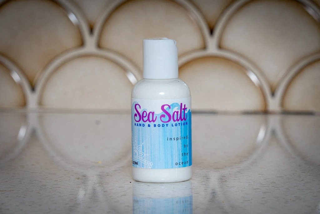 SEA SALT HAND & BODY LOTION 16 oz or 2 oz by Essential Journeys
