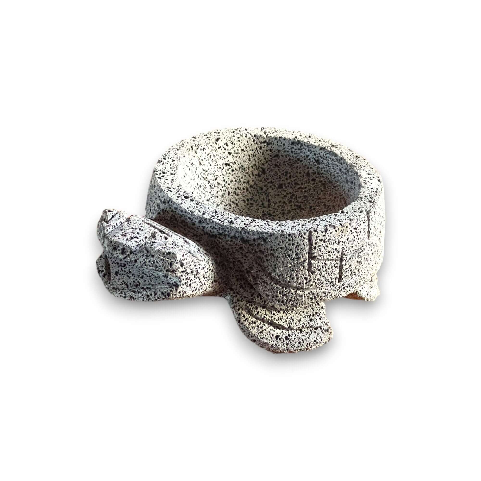 Sea Turtle Stone Mortar & Pestle | Handcrafted Molcajete Mexican Molcajete La Vie Bien Sea Turtle Stone Mortar & Pestle | Handcrafted Molcajete