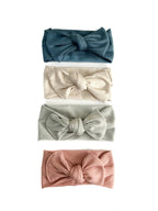 Seafoam Bow Headwrap by Little Mae & Co