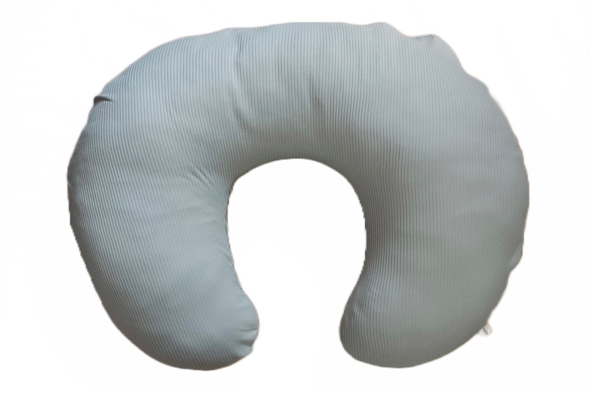 Seafoam Ribbed Nursing Pillow Cover La Vie Bien Seafoam Ribbed Nursing Pillow Cover