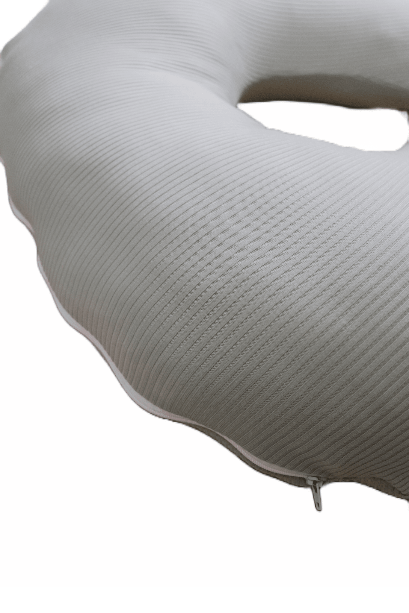Seafoam Ribbed Nursing Pillow Cover La Vie Bien Seafoam Ribbed Nursing Pillow Cover