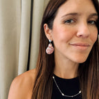 Seashell Dangle Stud Earrings by Oh Clementine
