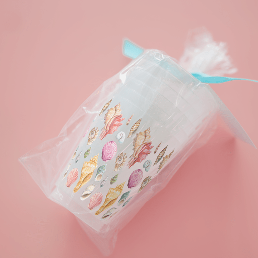 Seashells Frosted Cup Frosted Cups La Vie Bien Seashells Frosted Cup