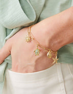 Seashore Charm Bracelet 7.5" - Splash Collection Jewelry La Vie Bien Seashore Charm Bracelet 7.5" - Splash Collection