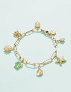 Seashore Charm Bracelet 7.5" - Splash Collection Jewelry La Vie Bien Seashore Charm Bracelet 7.5" - Splash Collection